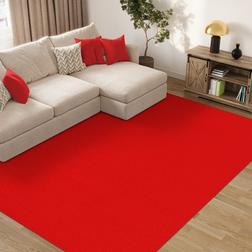 Tappeto Mono Interno Esterno Rosso
