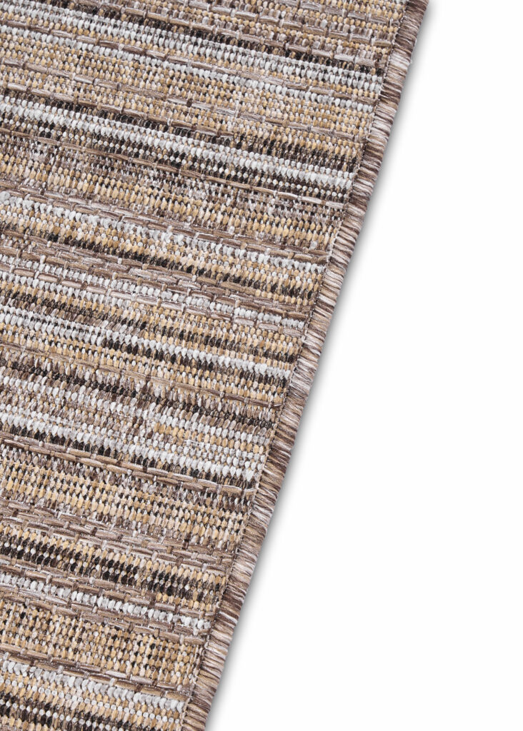 Tappeto da Esterno Yucana Beige Grigio a Righe