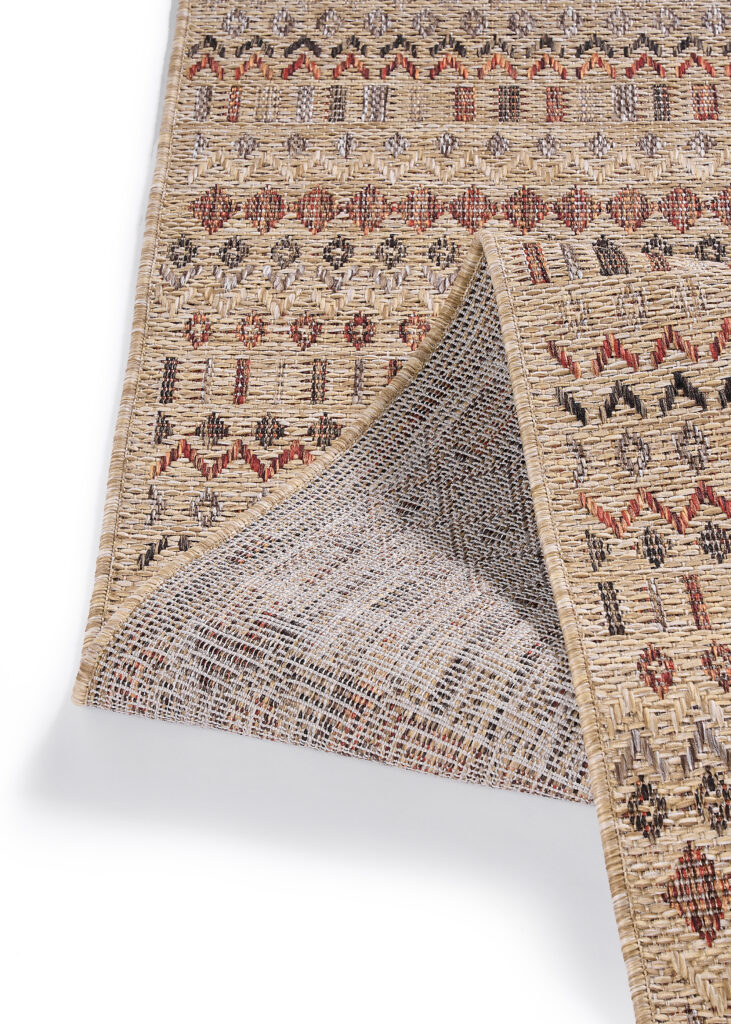 Tappeto da Esterno Yucana Beige Etnico