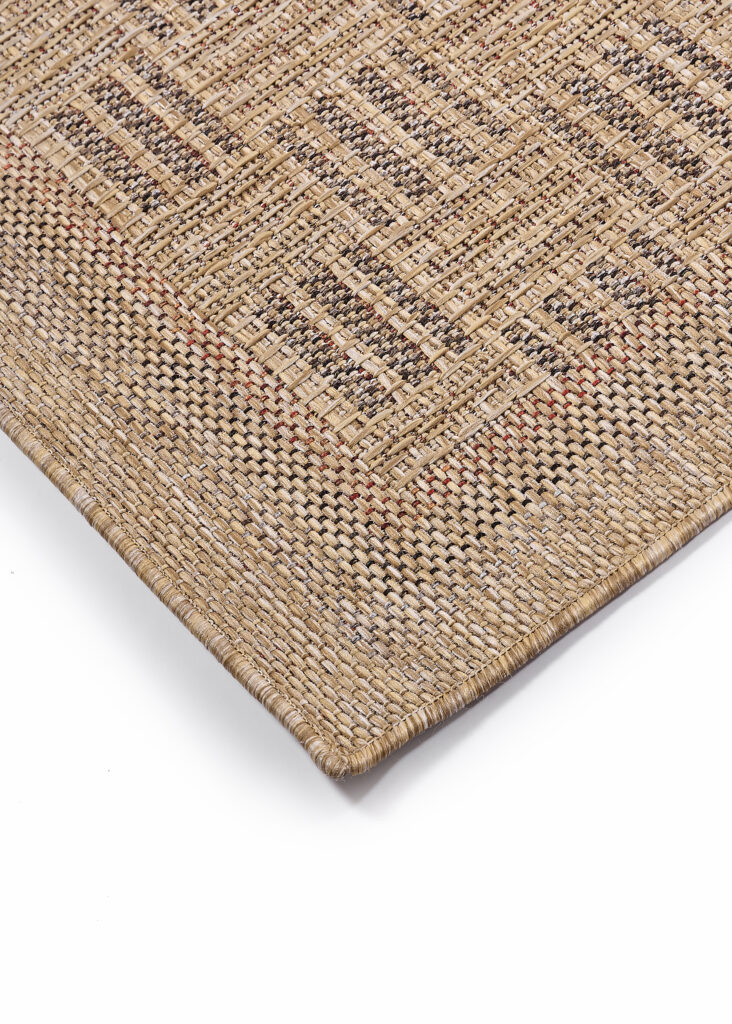 Tappeto da Esterno Yucana Beige a Quadri