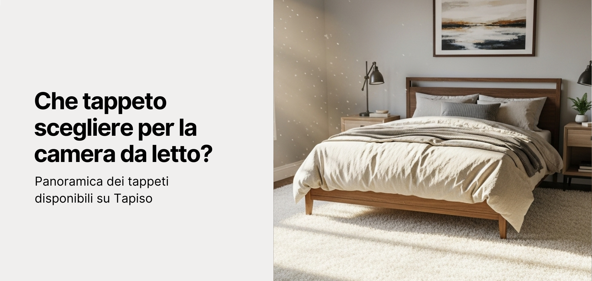 Che tappeto scegliere per la camera da letto