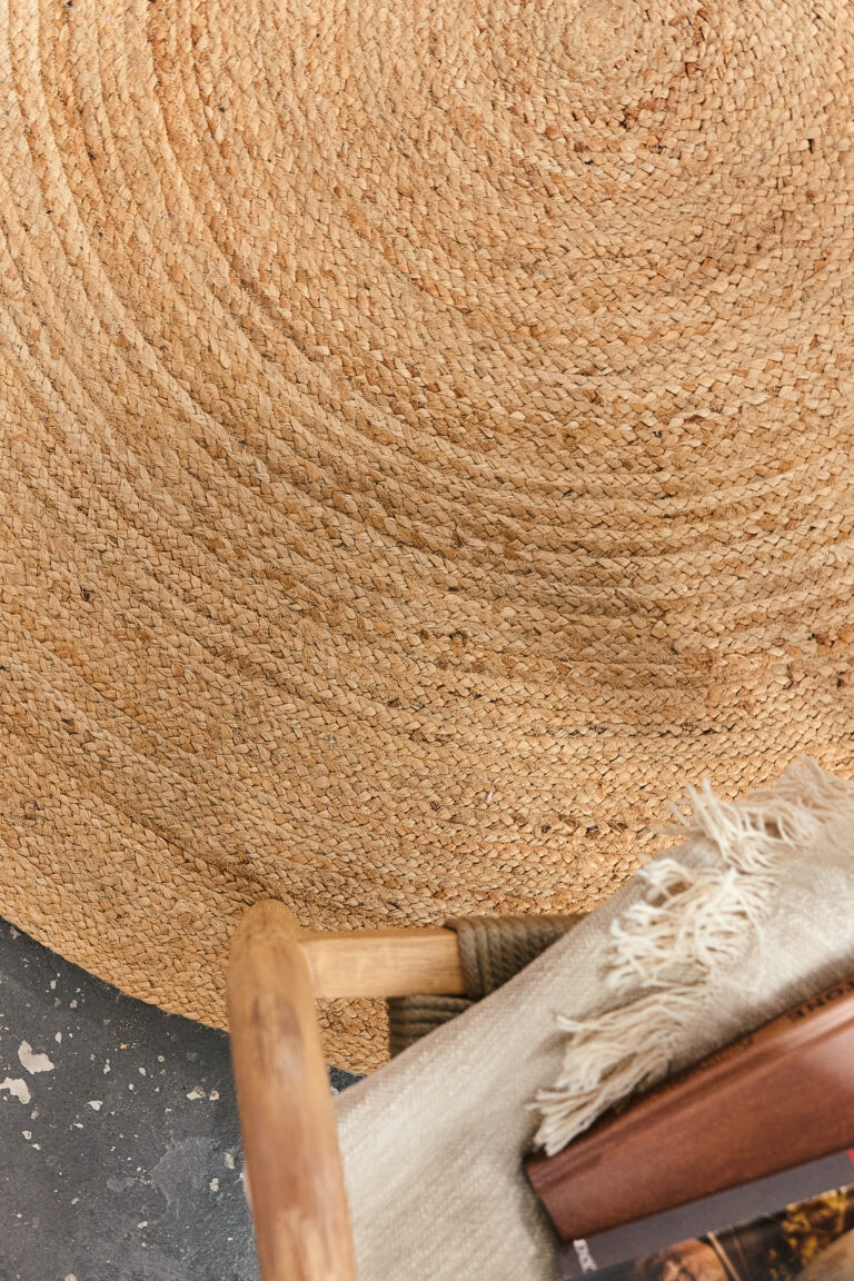 Tappeto in Juta Rotondo Naturale