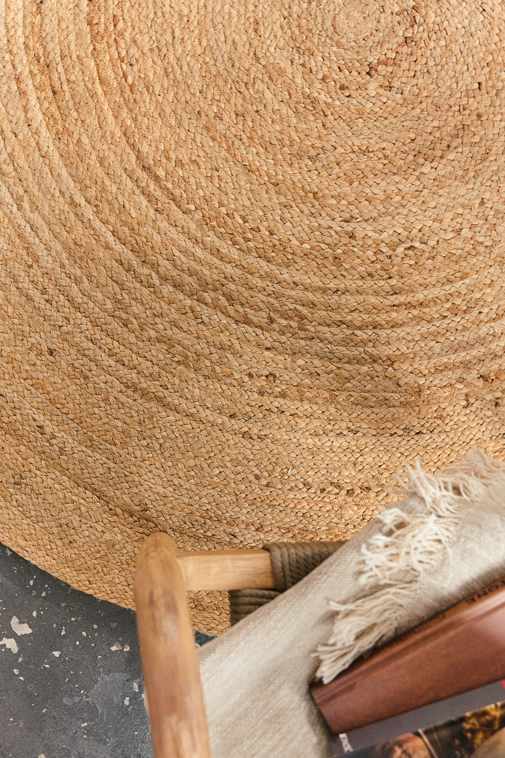Tappeto in Juta Rotondo Naturale