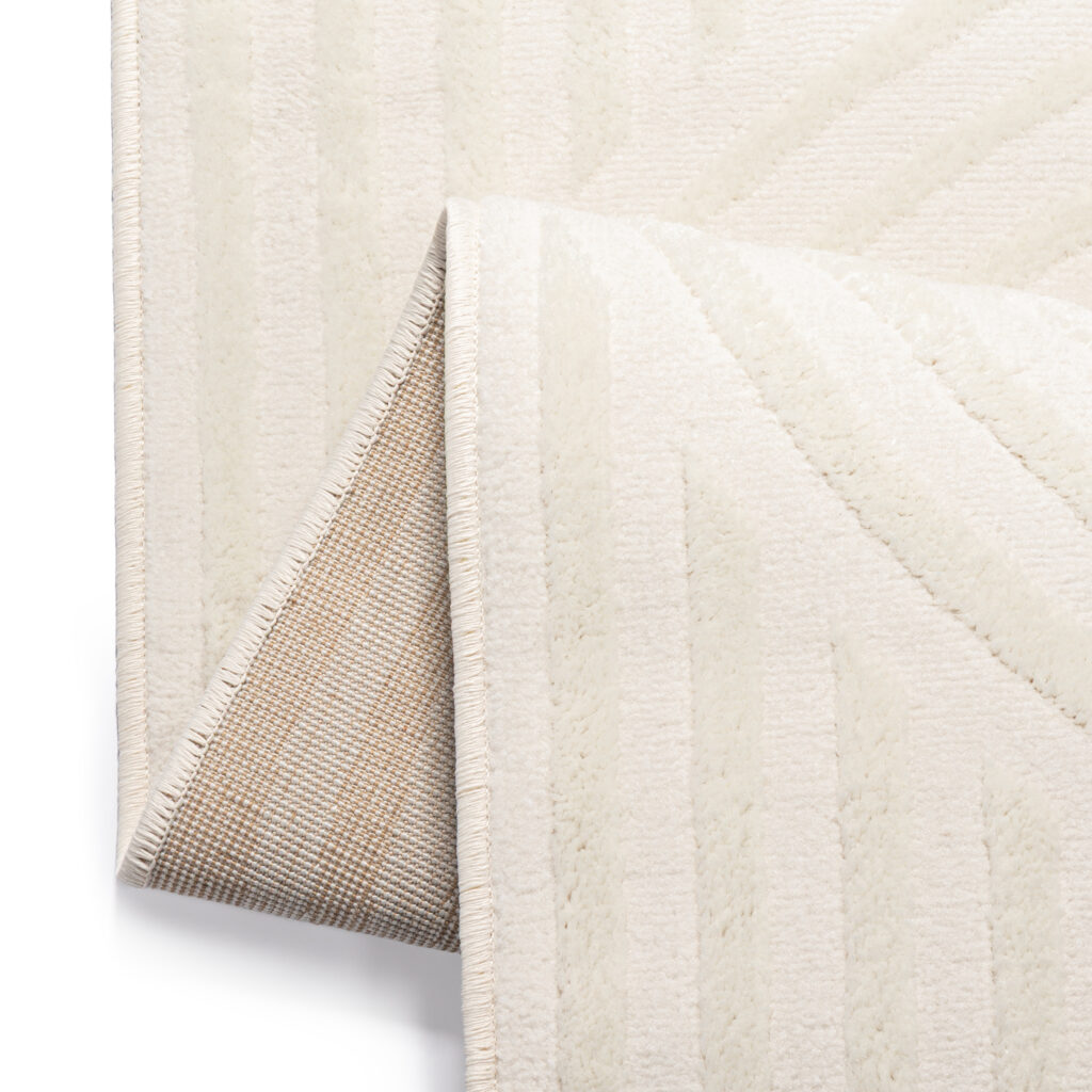 Tappeto Hygge Quadrato Bianco Sporco Moderno