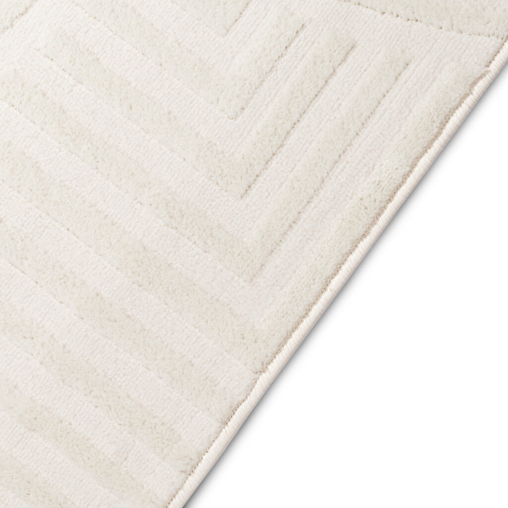 Tappeto Hygge Quadrato Bianco Sporco Moderno