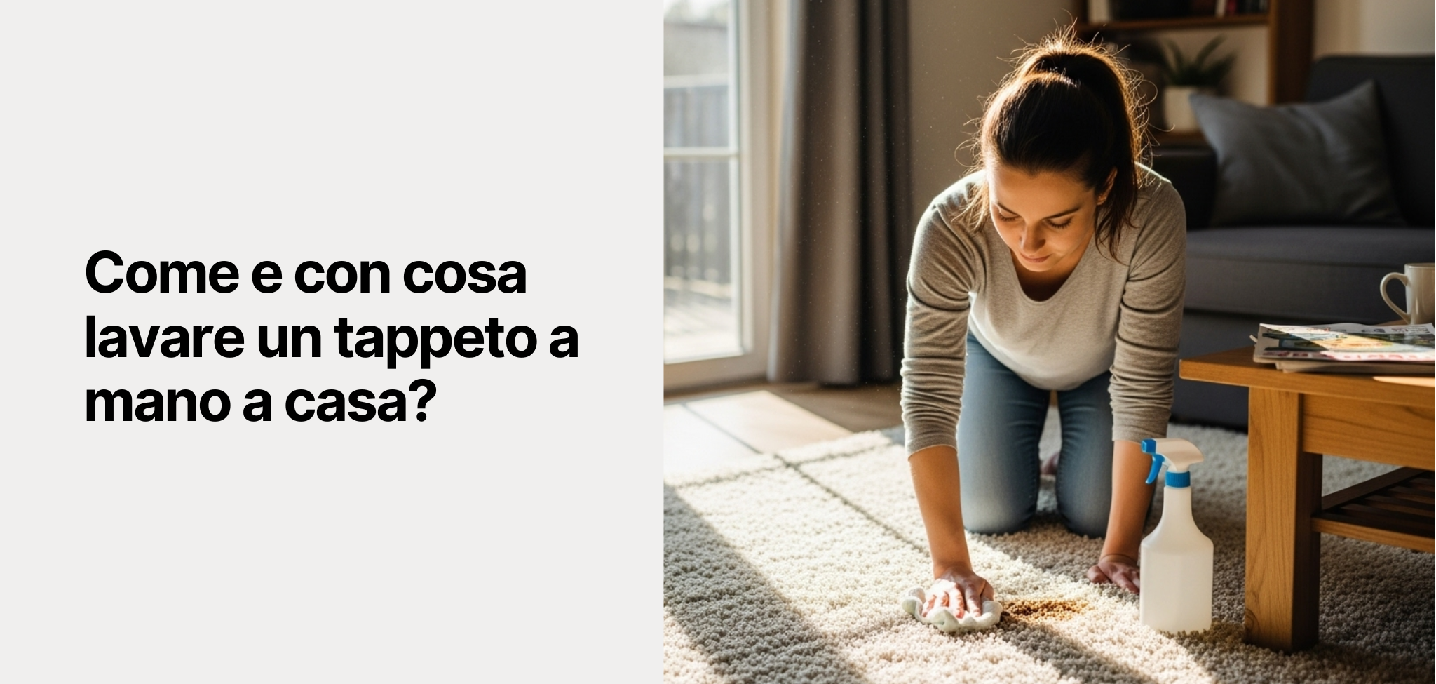 Come e con cosa lavare un tappeto