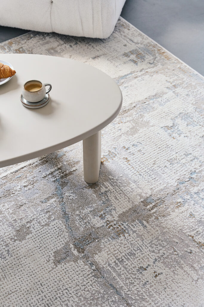 Tappeto Trend Quadrato Beige Astratto