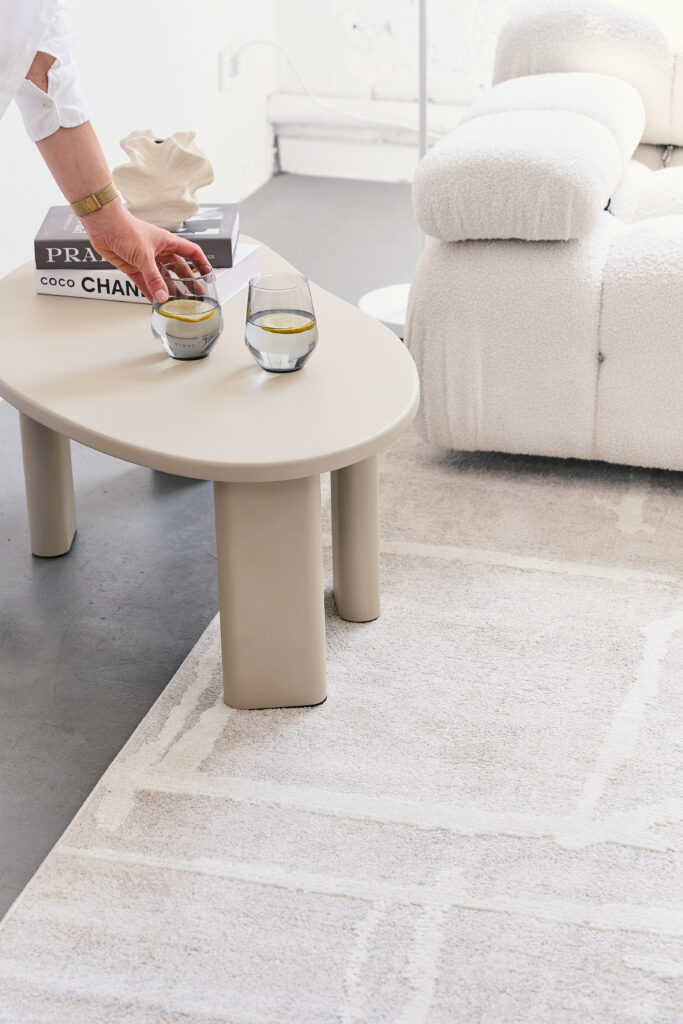 Tappeto Trend Quadrato Grigio Beige Geometrico