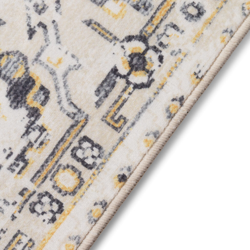 Tappeto Ash Beige Grigio Antiscivolo