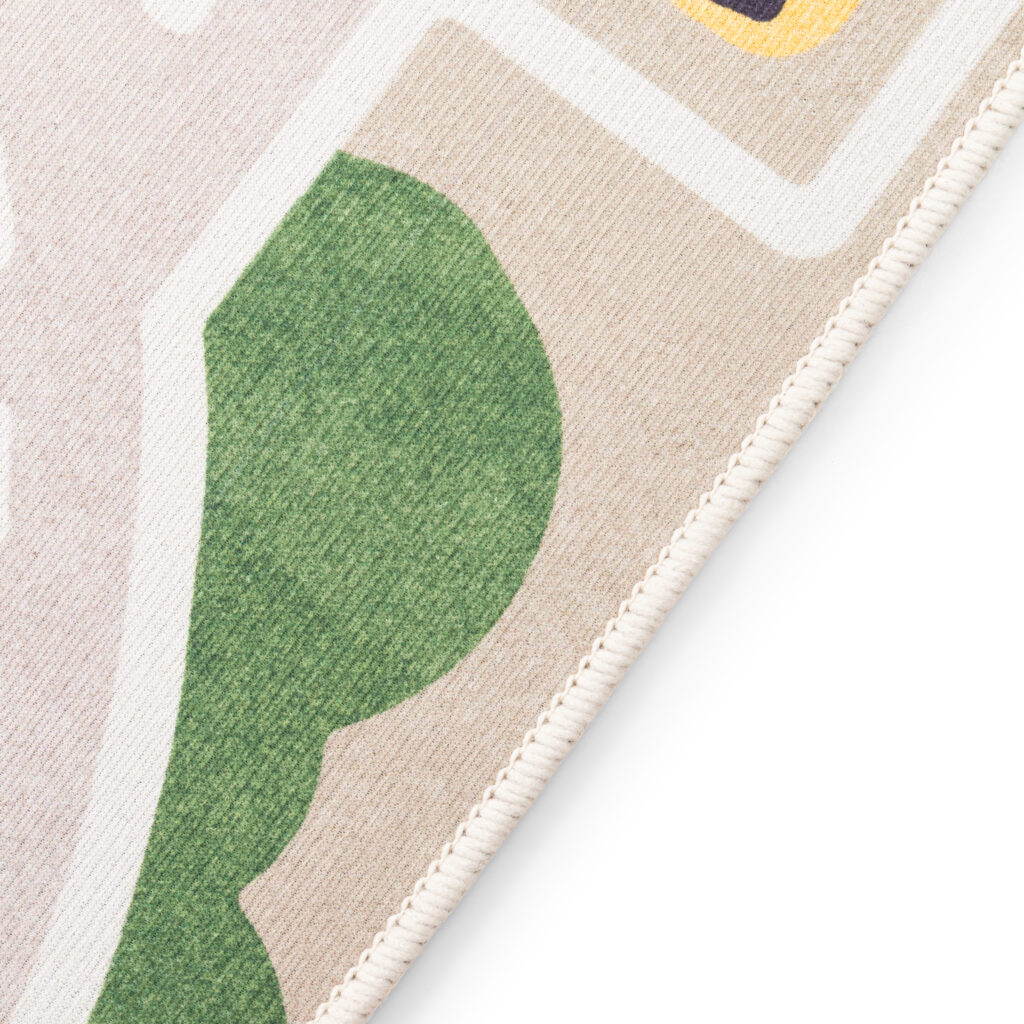 Tappeto Bambini Joy Beige Città Antiscivolo