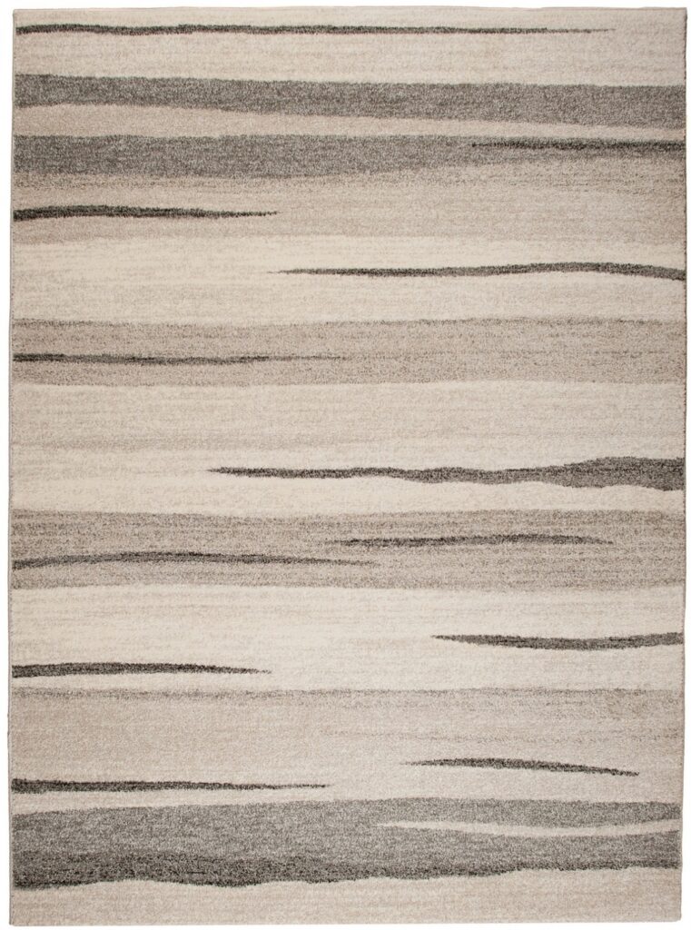 Tappeto Sari Moderno Salotto Beige Astratto Ondato