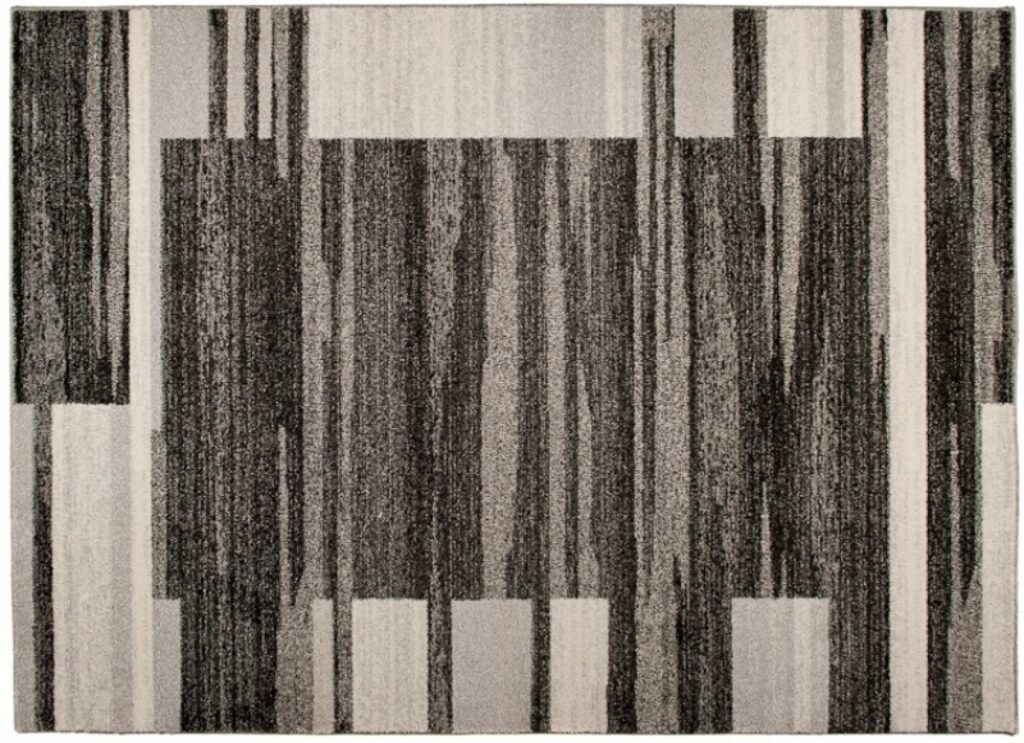 Tappeto Sari Salotto Moderno Geometrico Taupe Fumo