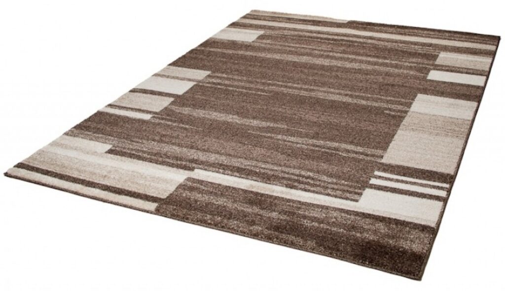 Tappeto Sari Moderno Geometrico Marrone Astratto