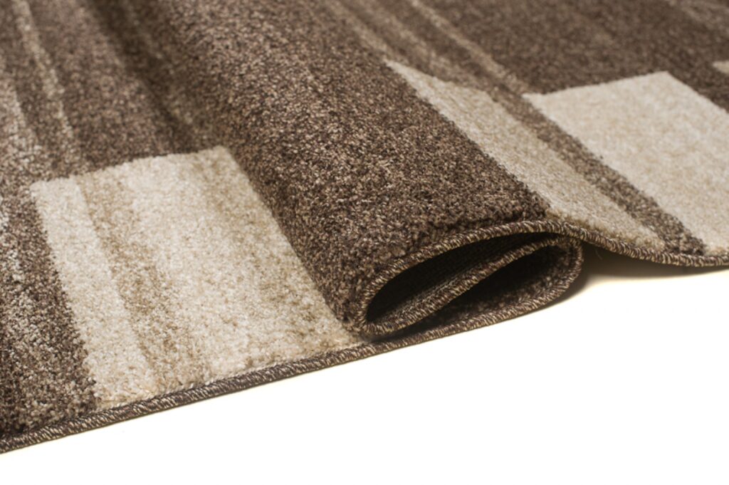 Tappeto Sari Moderno Geometrico Marrone Astratto