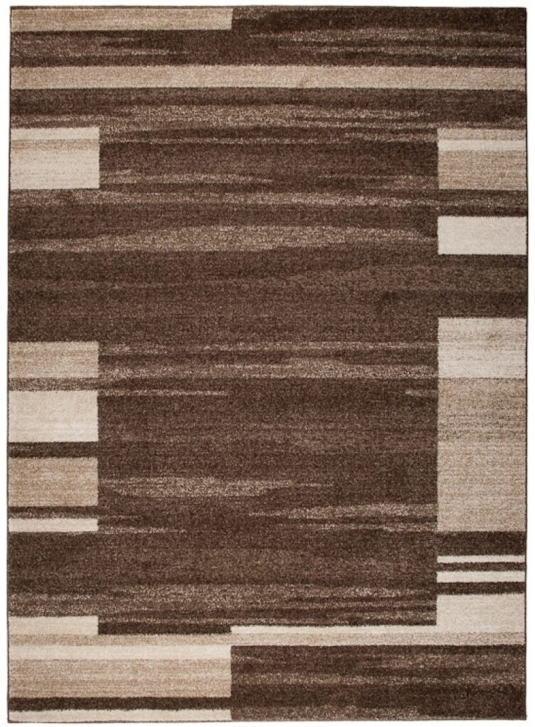 Tappeto Sari Moderno Geometrico Marrone Astratto