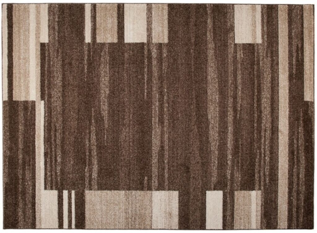 Tappeto Sari Moderno Geometrico Marrone Astratto