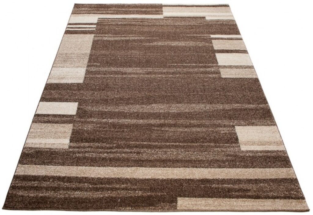 Tappeto Sari Moderno Geometrico Marrone Astratto