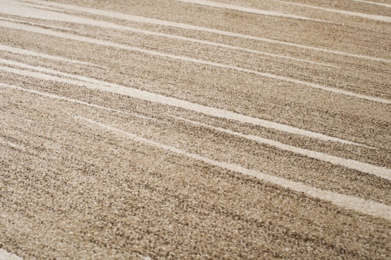 Tappeto Sari Moderno Beige Marrone  Astratto Onde