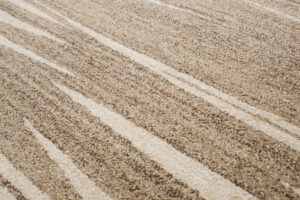 Tappeto Sari Moderno Beige Marrone  Astratto Onde