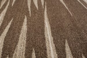 Tappeto Sari Moderno Marrone Astratto Onde Ondato