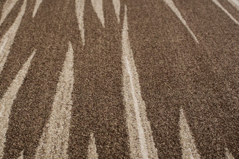 Tappeto Sari Moderno Marrone Astratto Onde Ondato