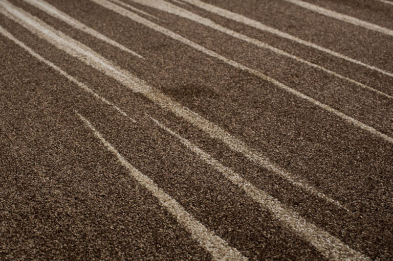 Tappeto Sari Moderno Marrone Astratto Onde Ondato