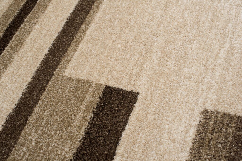 Tappeto Sari Moderno Beige Marrone Puntinato