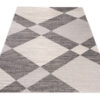 Tappeto Sari Moderno Grigio Crema Geometrico Rete