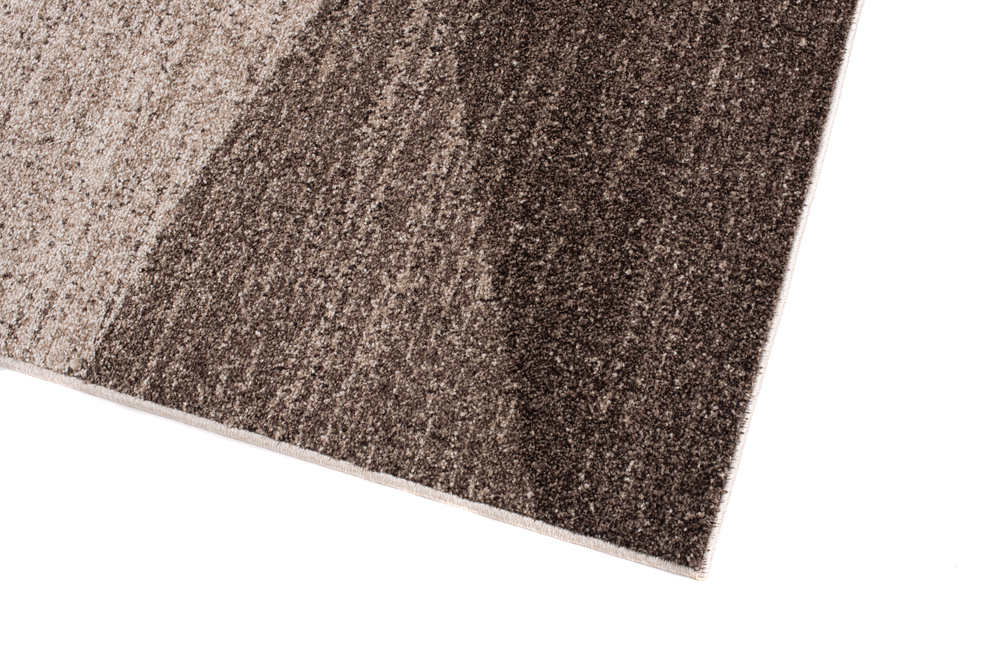 Tappeto Sari Moderno Marrone Beige Scuro Astratto Ombre