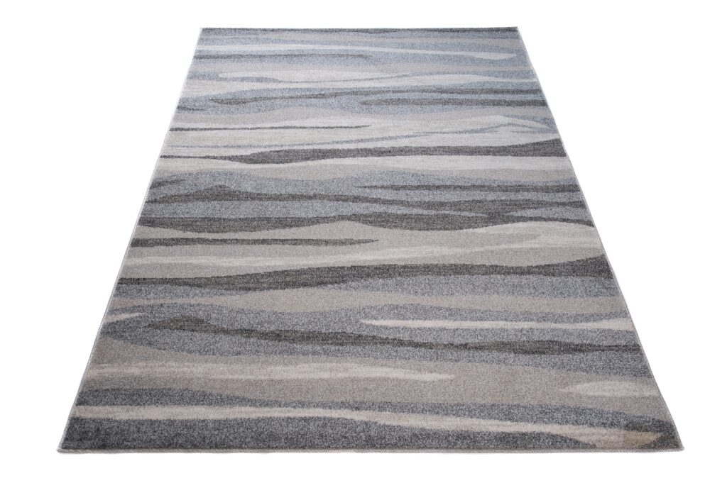 Tappeto Sari Beige Grigio Astratto One Ondato