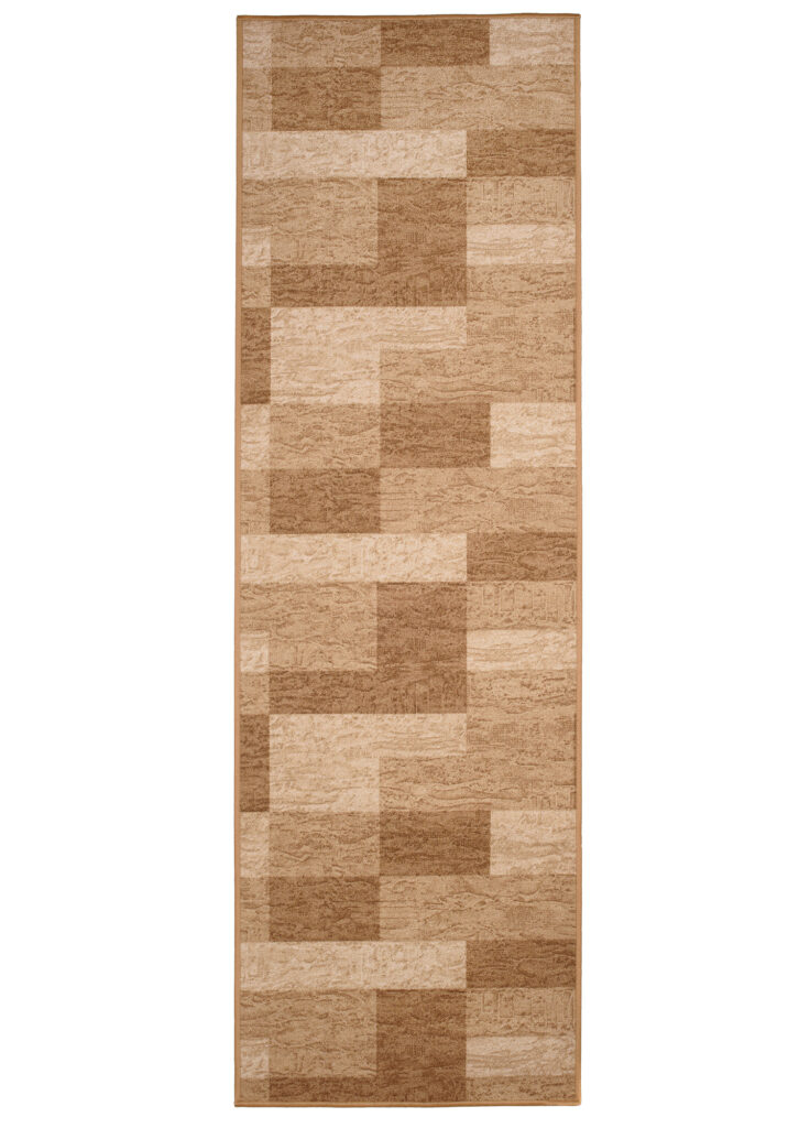 Passatoia Antiscivolo Beige Geometrico