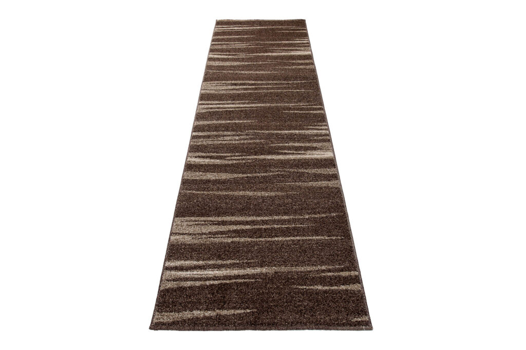 Passatoia Sari Marrone Scuro a Linee