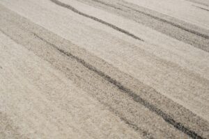 Tappeto Sari Moderno Salotto Beige Astratto Ondato