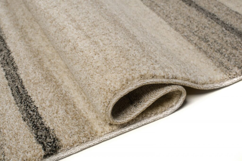 Tappeto Sari Moderno Salotto Beige Astratto Ondato