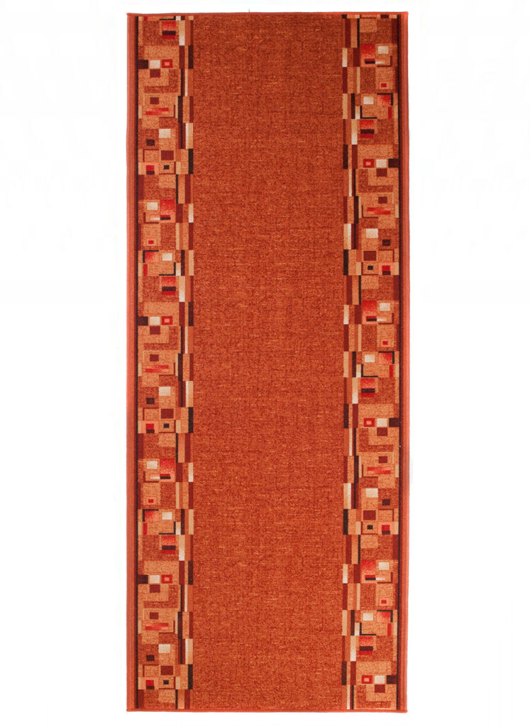 Passatoia Antiscivolo Terracotta Cornice