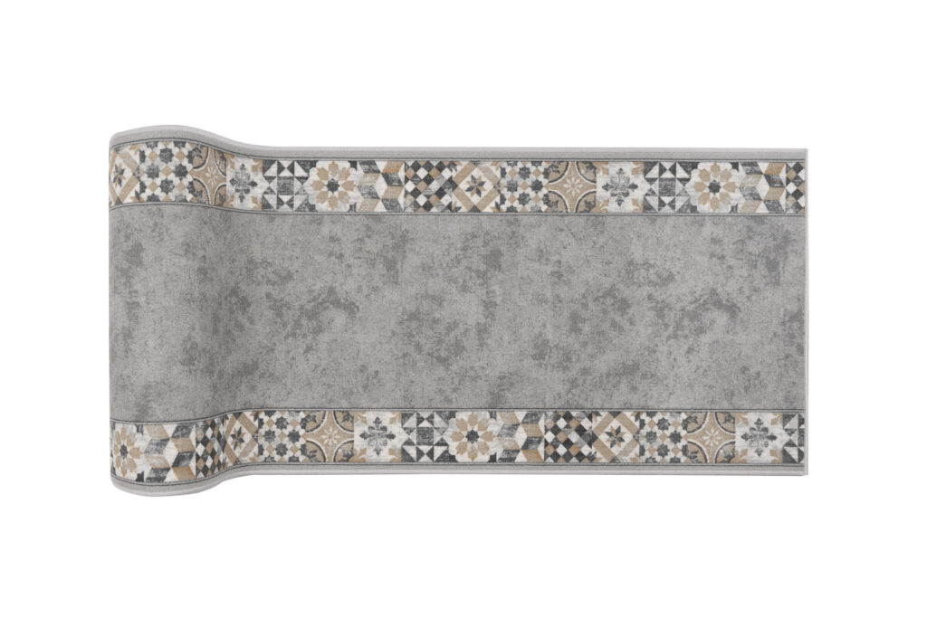 Passatoia Antiscivolo Grigio Mosaico