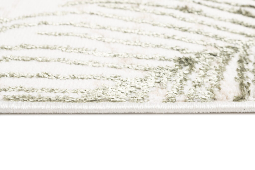 Passatoia Crystal Beige Verde Foglie