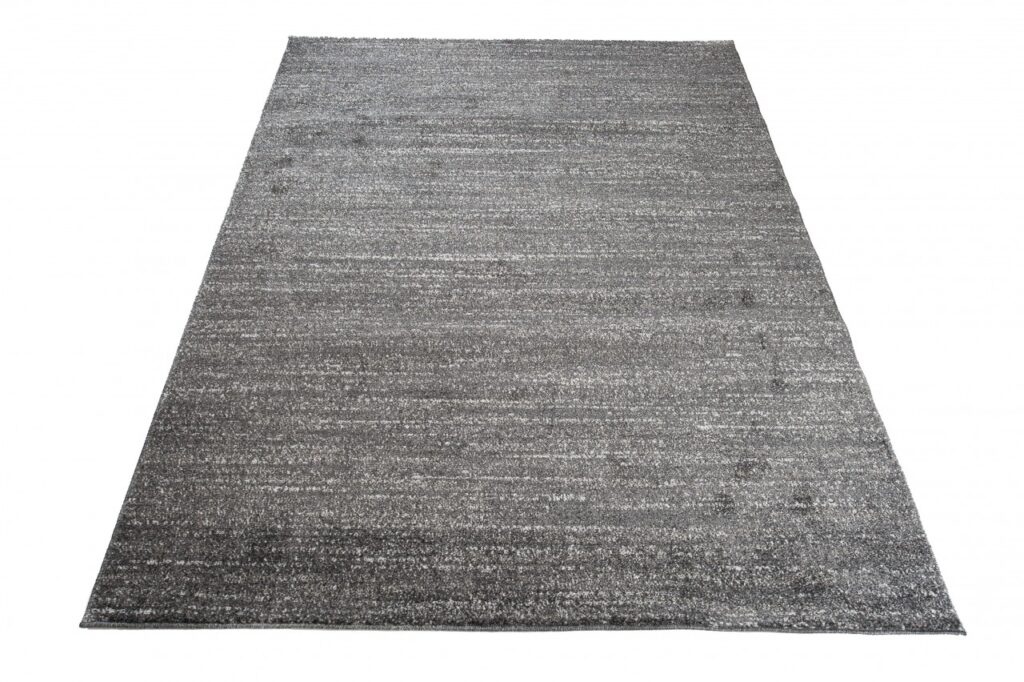 Tappeto Sari Cenere Nero Tinta Unita Puntinato
