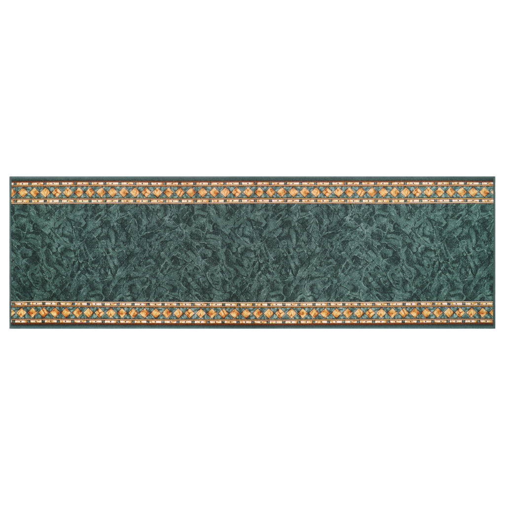 Passatoia Antiscivolo Verde Ornamenti