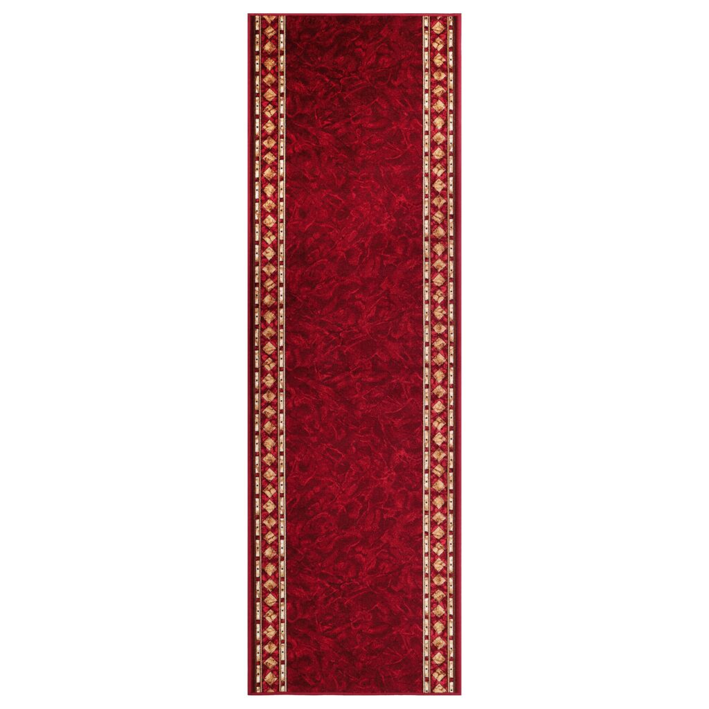 Passatoia Antiscivolo Bordeaux Ornamenti
