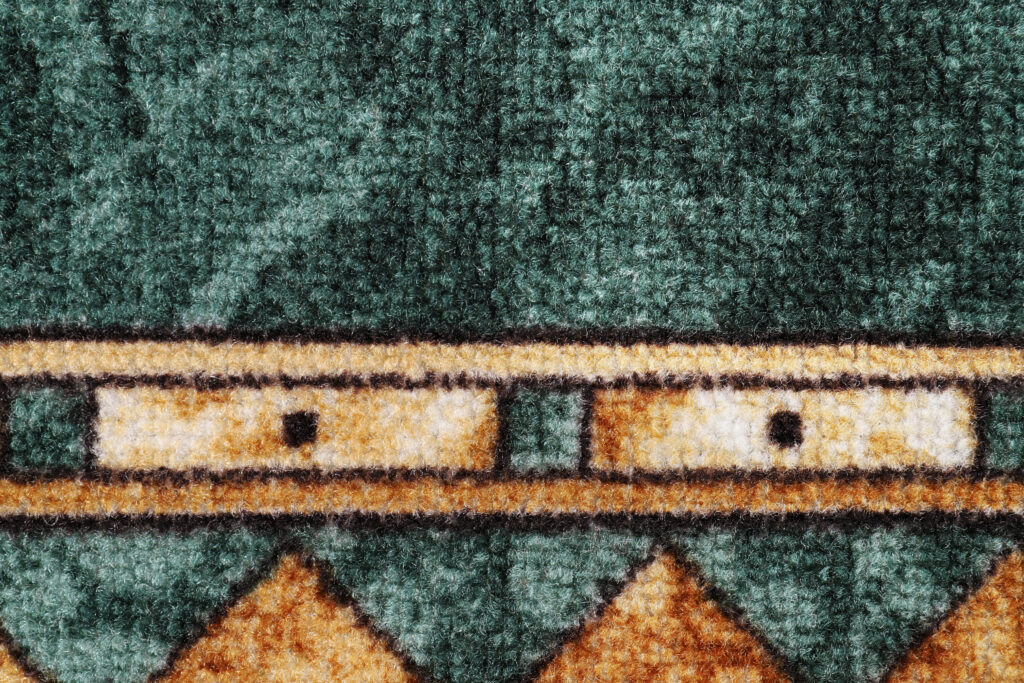Passatoia Antiscivolo Verde Ornamenti