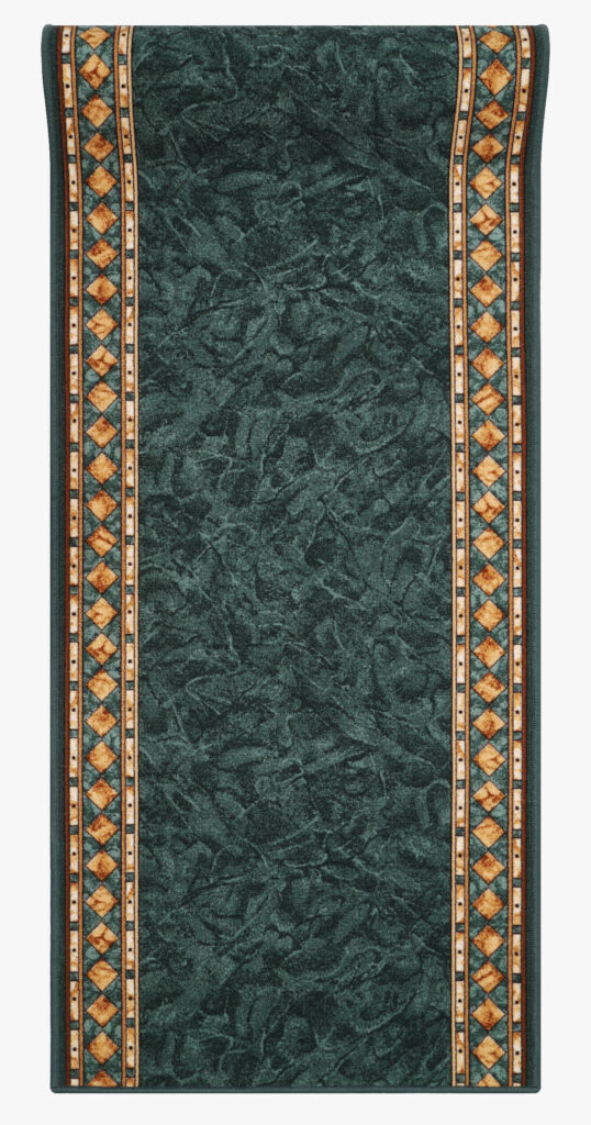 Passatoia Antiscivolo Verde Ornamenti