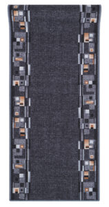 Passatoia Antiscivolo Grafite Cornice