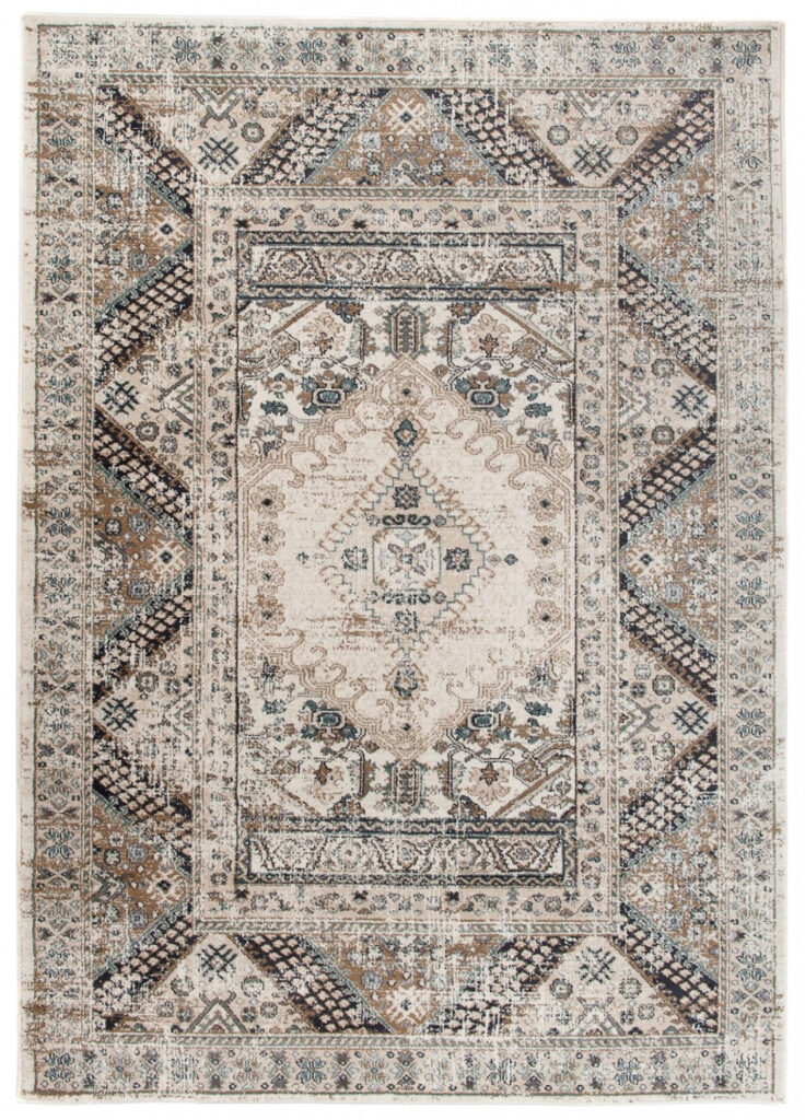Tappeto Dubai Orientale Salotto Grigio Chiaro Tradizionale