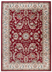 Tappeto Dubai Salotto Orientale Rosso Beige Crema Classico