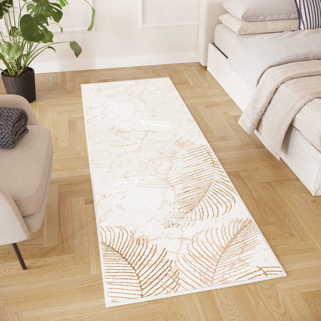 Passatoia Crystal Beige Foglie