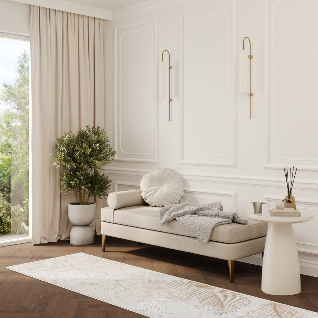 Passatoia Crystal Beige Foglie
