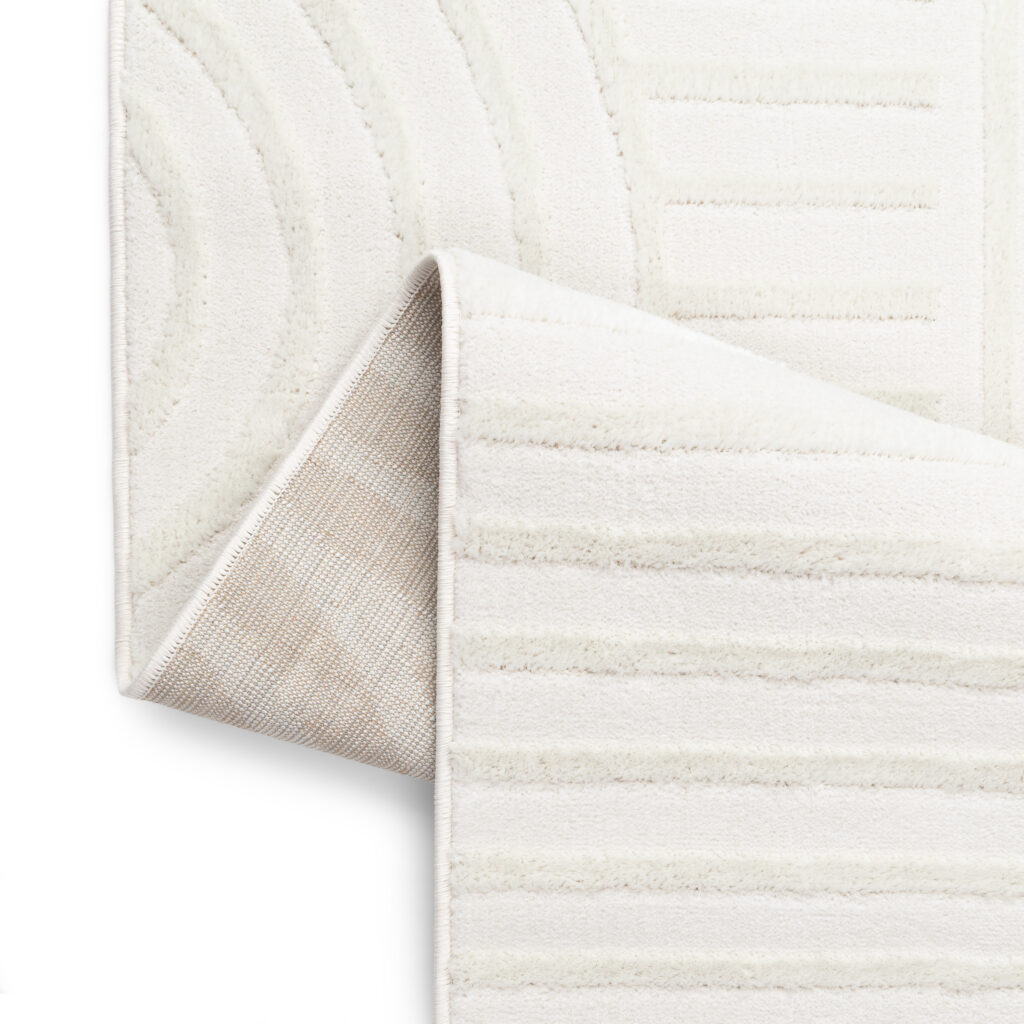 Tappeto Hygge Bianco Sporco Geometrico