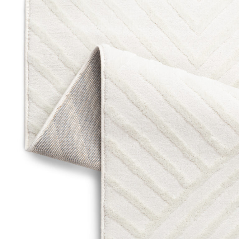 Tappeto Hygge Bianco Sporco Rombi