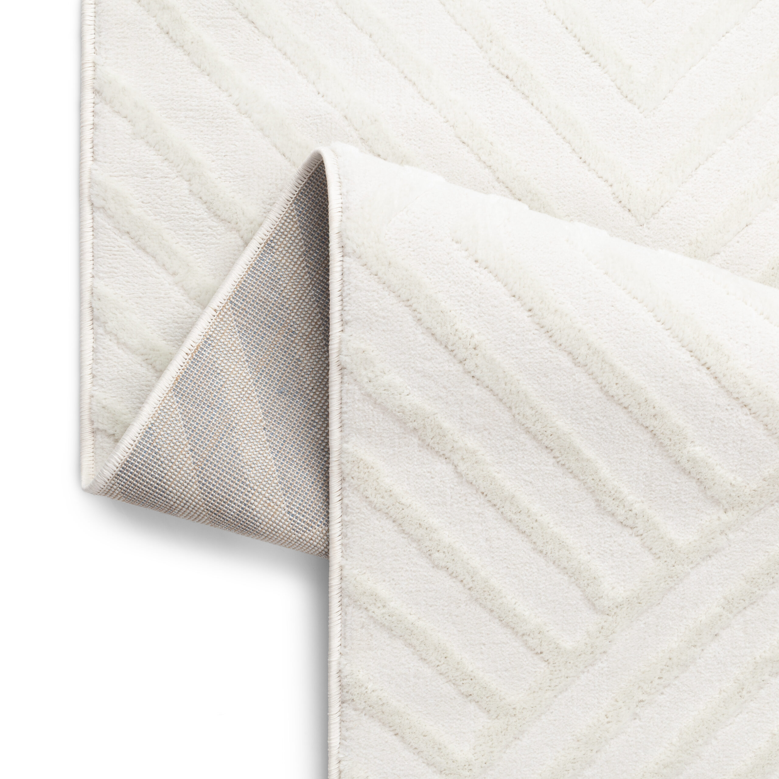 Tappeto Hygge Bianco Sporco Rombi